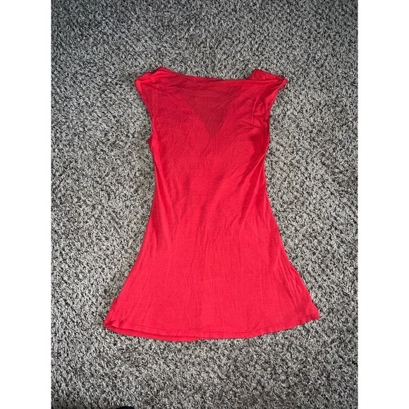 Rosebud women's red v neck sleeveless top size large - Picture 6 of 7